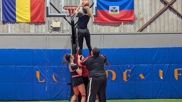 Je me débrouille pour... faire un dunk au basket